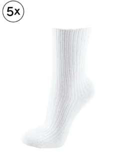 7days Baumwollsocken 95° waschbar - 5er-Pack-Damen Socken|Sneaker