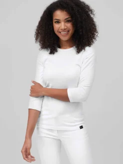 7days Daen ¾-Ar-hirt RIGA-Damen Langarmshirts|T-Shirts