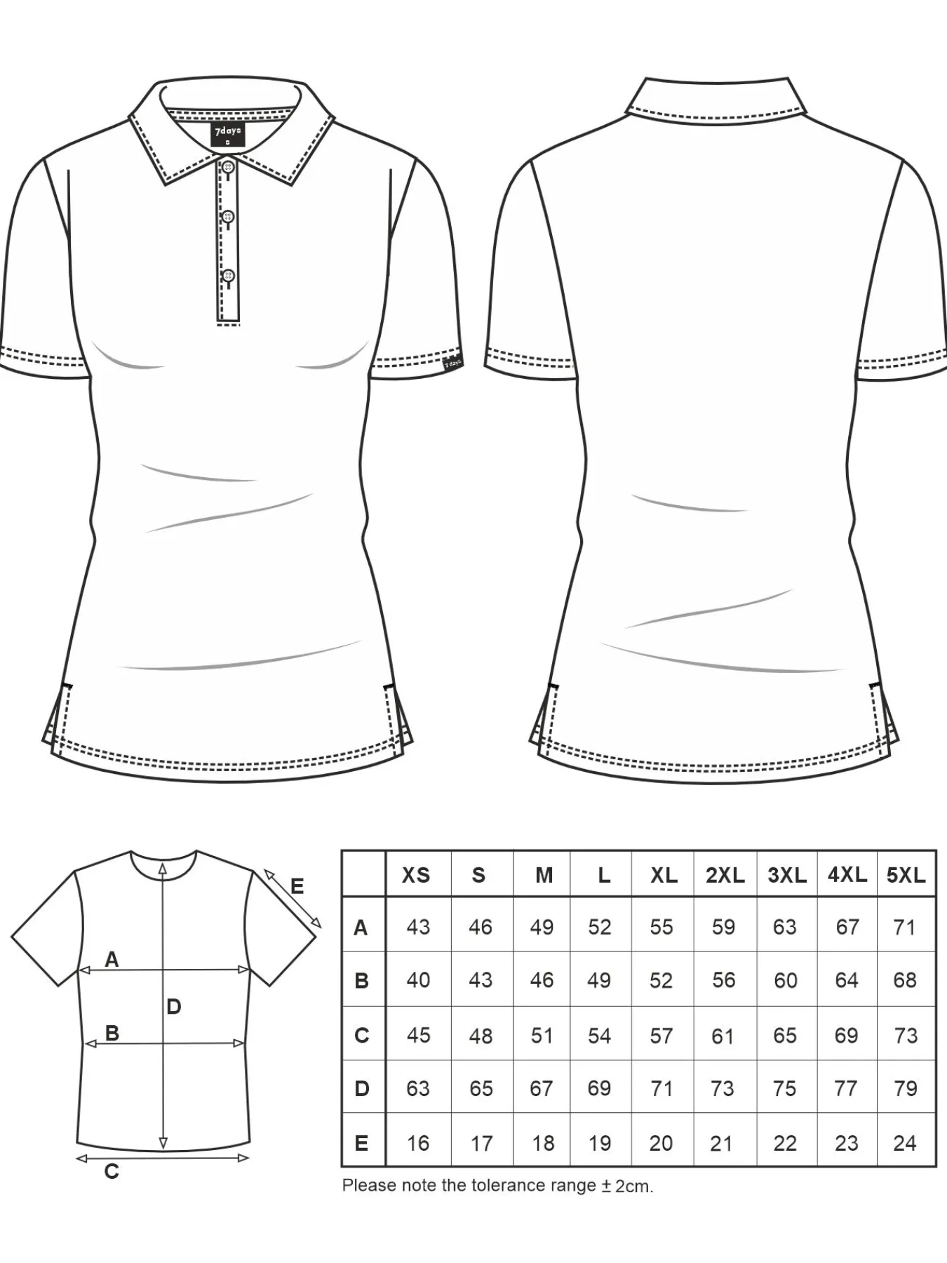 7days Daen Poohirt ATERA-Damen Poloshirts|Shirts & Jacken