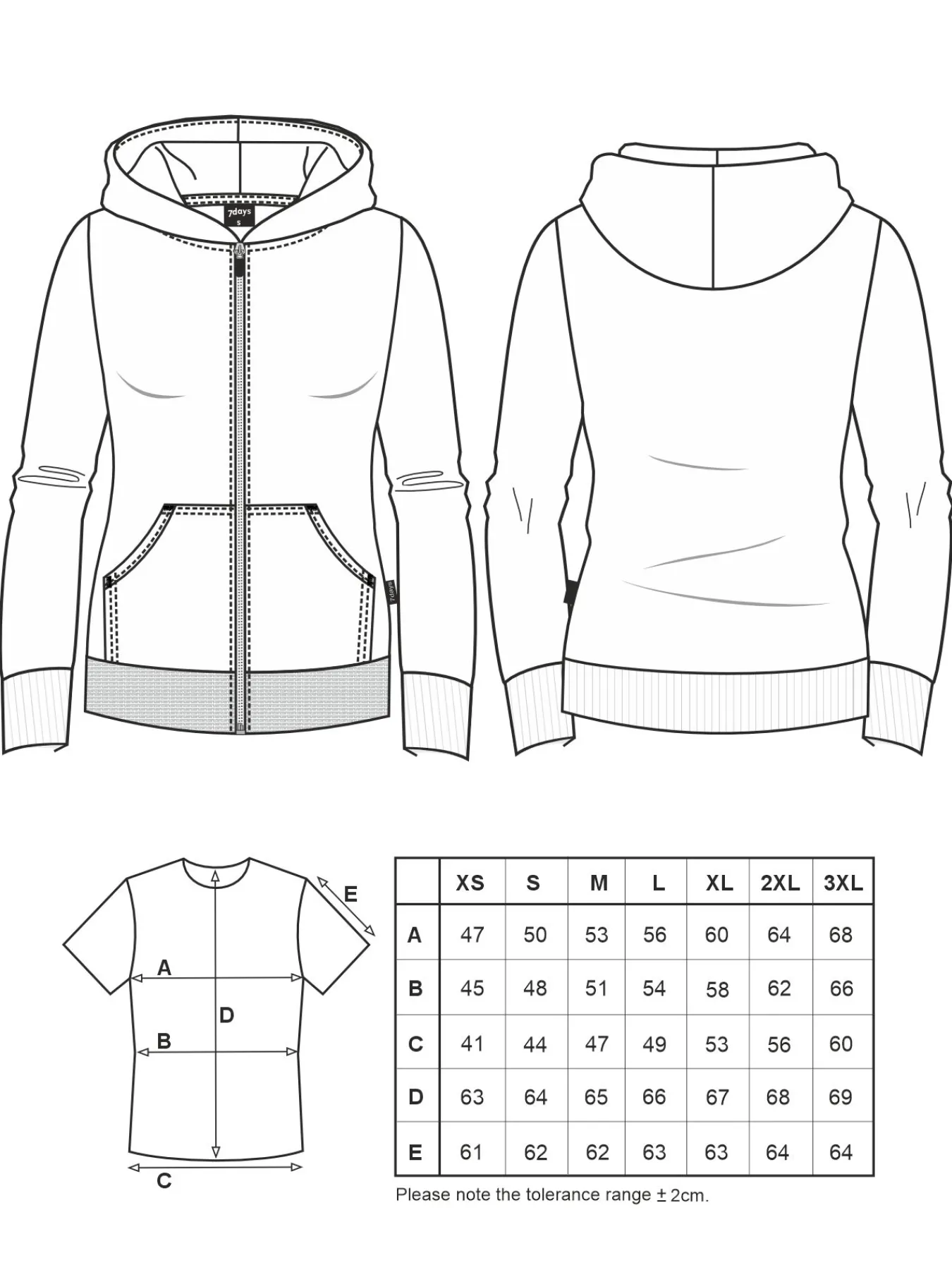7days Daen-weatjacke TAFAA-Damen Sweatjacken|Shirts & Jacken