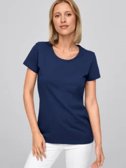 7days Daen T-hirt CORIA it ängerer Rückenpartie-Damen T-Shirts