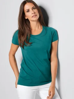7days Daen T-hirt CORIA it ängerer Rückenpartie-Damen T-Shirts