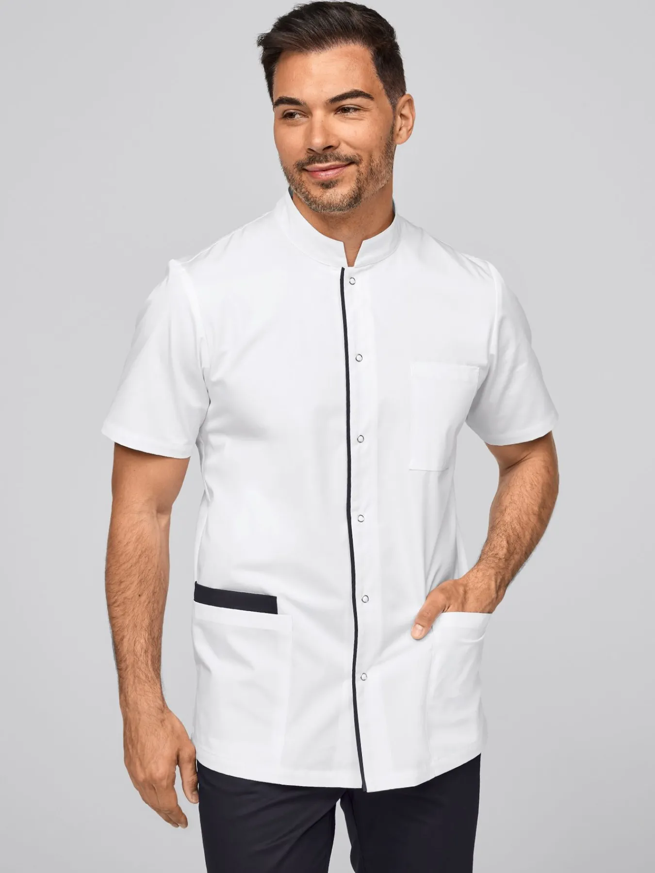 7days Herren Kaack AUZON-Herren Kasacks Mit Verschluss