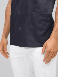 7days Kasack ARNES mit Druckknopfleiste-Herren Kasacks Mit Verschluss