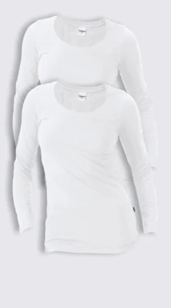7days Langarmshirt im 2er-Pack-Damen Langarmshirts