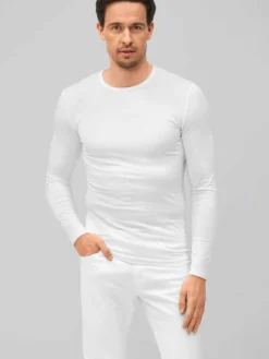 7days Langarmshirt Lyocell-Herren Langarmshirts