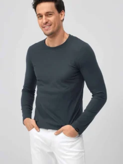 7days icrofeece-Herrenhirt NORWICH-Herren Langarmshirts