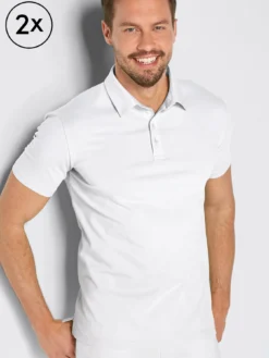 7days Poloshirt aus Single Jersey im 2er-Pack-Damen Multipacks|Multipacks