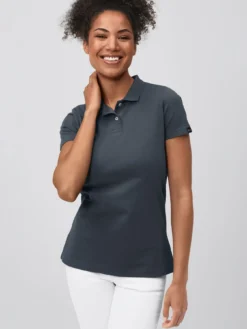 7days Poohirt ENDE, Piqué-Damen Poloshirts