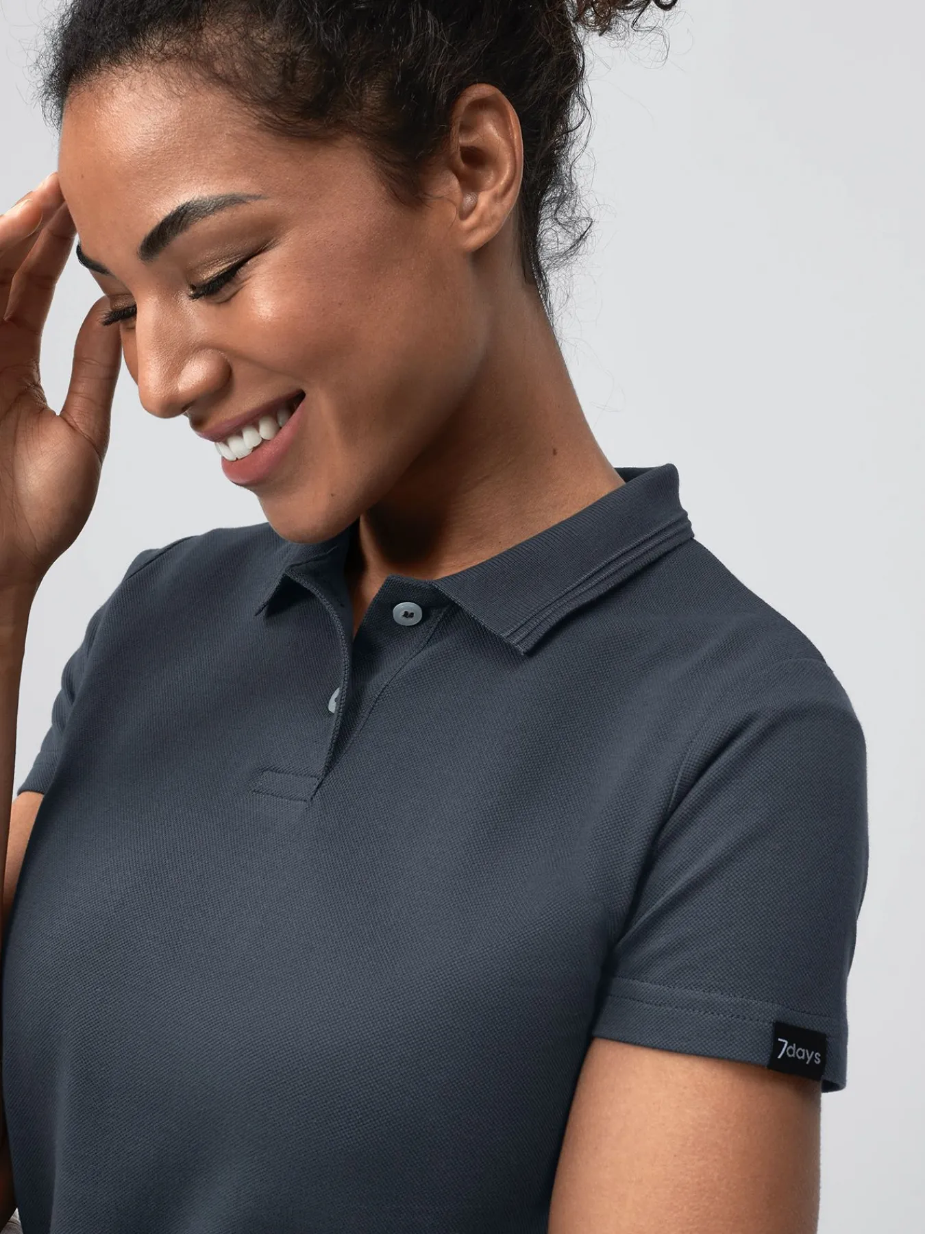 7days Poohirt ENDE, Piqué-Damen Poloshirts