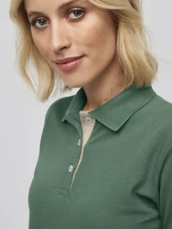 7days Poohirt ARNIA, Piqué - Knopfeite it Kontrat-Damen Shirts & Jacken