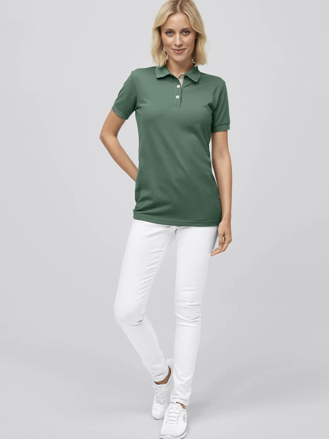 7days Poohirt ARNIA, Piqué - Knopfeite it Kontrat-Damen Shirts & Jacken