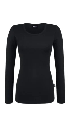 7days Shirt Lyocell (TENCEL™)-Damen Langarmshirts