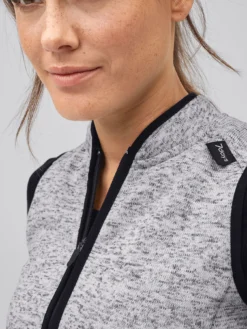7days Strickfleeceweste-Damen Fleecejacken