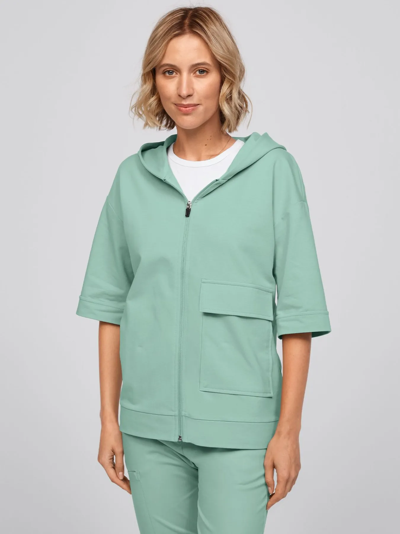 7days weatjacke BRUE-Damen Sweatjacken