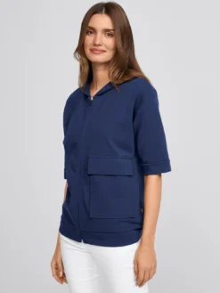 7days weatjacke BRUE-Damen Sweatjacken